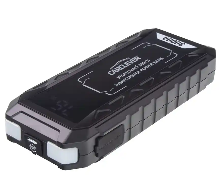 Výprodej Power Banka, startovací stanice 20000 mAh 3000A, 12V 74Wh CARCLEVER
