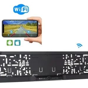 Finální Výprodej Přídavná bezdrátová Wi-Fi kamera v rámečku SPZ CARCLEVER