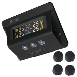 Nejlepší Cena TPMS kontrola tlaku v pneumatice 4 externí čidla solární napájení CARCLEVER V3