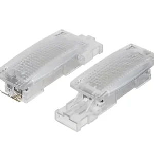 Sleva LED osvětlení sluneční clony Škoda Superb II (2008 - 2015) CARCLEVER