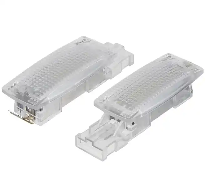 Sleva LED osvětlení sluneční clony Škoda Superb II (2008 - 2015) CARCLEVER