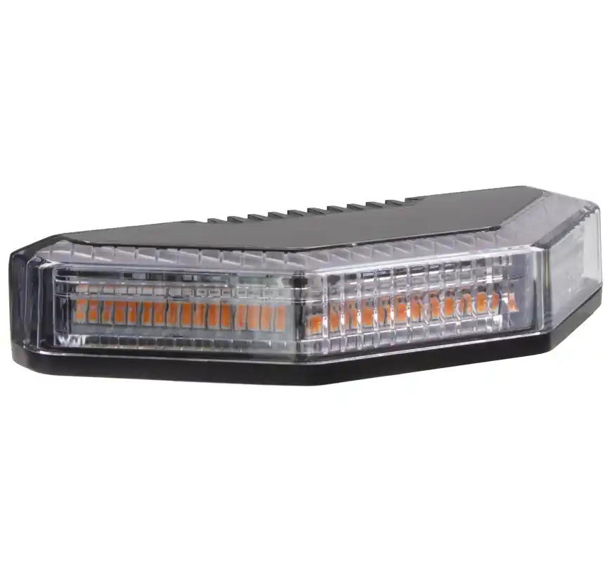LED výstražné světlo CARCLEVER oranžové, 12-24V, ECE R65 Nová Kolekce