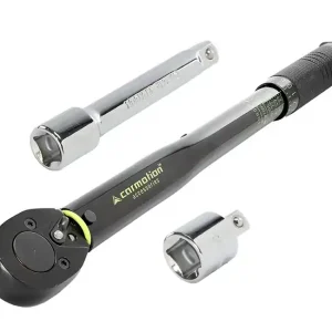 Horká Nabídka Momentový klíč 1/2" 28–210 Nm + adaptér 1/2"→3/8" + prodloužení 125 mm CARMOTION