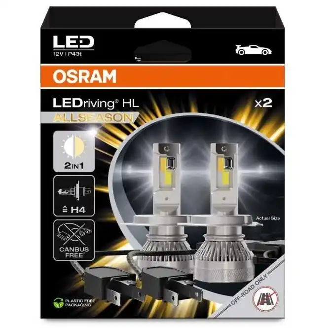 LED žárovky H4 LEDriving HL ALLSEASON přepínání 2700-6500 K Omezená Nabídka