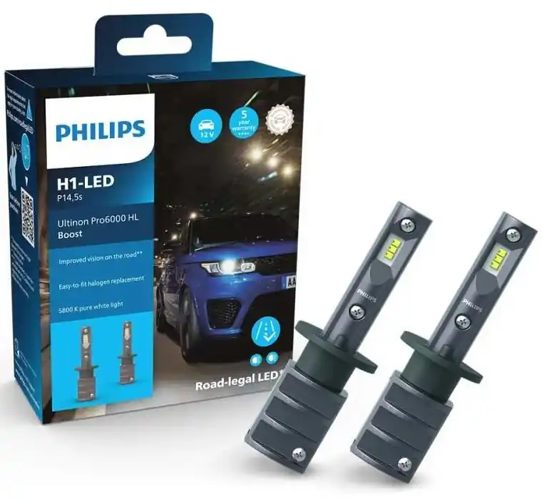 LED žárovky H1 PHILIPS Ultinon Pro6000 HL Boost Aktuální