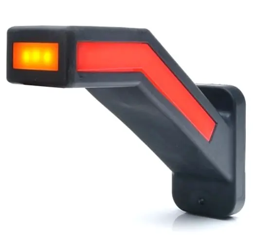 Akce Poziční LED tykadlo WAS, levé, 3 funkce dlouhé