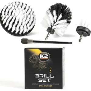 Rychlé Dodání Sada kartáčů do AKU vrtačky s nástavcem 1/4" K2 BRILL SET PRO