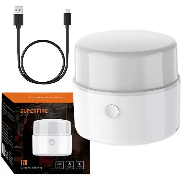 Zlevněný Kempingové AKU svítidlo SUPERFIRE T20 180 lm 1200 mAh
