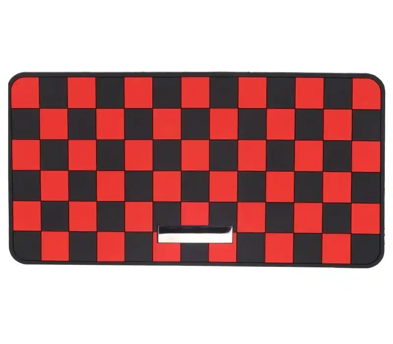 Novinka Protiskluzová velká podložka do auta 28×15 cm, červená EINPARTS