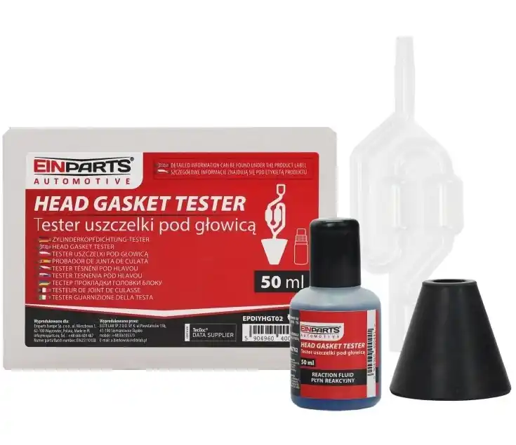 Výprodej Tester těsnosti těsnění hlavy motoru CO₂ sada s kapalinou 50 ml EINPARTS