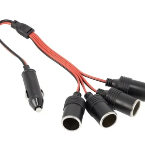 Rozbočovač zapalovače 12/24V 4 zásuvky, kabel, jištění 10 A CARMOTION Nejlepší Cena