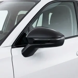 Černé kryty zpětných zrcátek Škoda Kodiaq 2 (od roku 2024>) bez Side View Assist originál Víkendová Akce