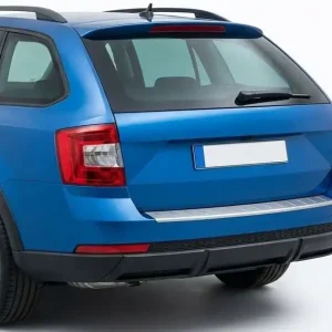 Speciální Cena Plastový kryt prahu zadních dveří Škoda Octavia III Scout (2014 - 2020) stříbrný matný MILOTEC