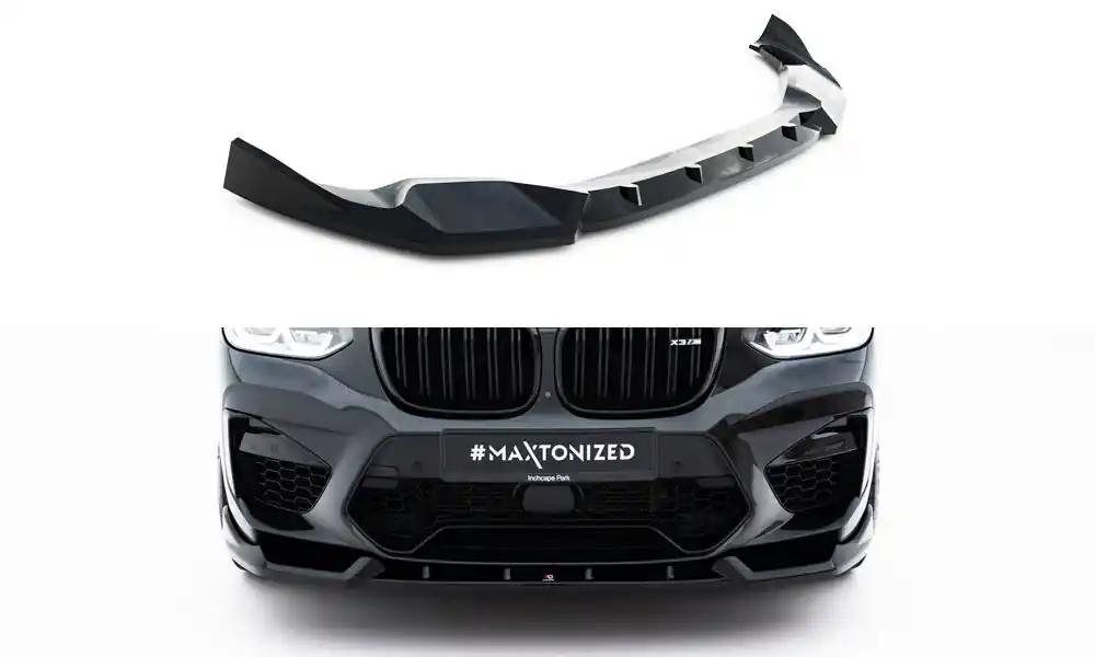 BMW X3 M F97, spoiler pod přední nárazník, Maxton design Finální Výprodej
