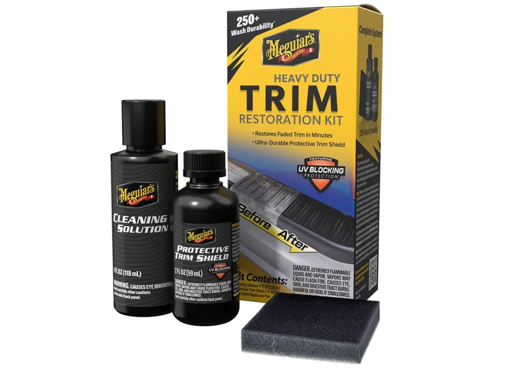 Meguiar‘s Heavy Duty Trim Restoration Kit - sada na oživení a ochranu nelakovaných plastů v exteriéru Novinka