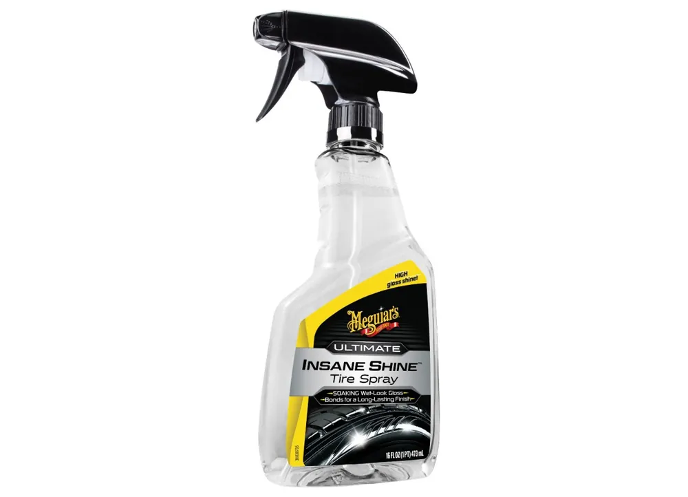 Meguiar‘s Ultimate Insane Shine Tire Spray - lesk na pneumatiky 473 ml Cenová Bomba