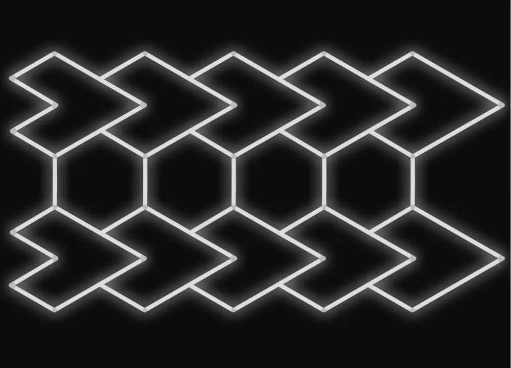Kompletní LED svítidlo rozměr 236,5 x 451,2 cm Originální