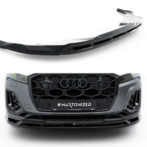 Audi Q7 S-Line Mk2 Facelift 2, spoiler pod přední nárazník, Maxton design Vysoce Kvalitní