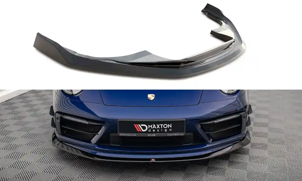 Porsche 911 992 Carrera/Carrera S Aero, spoiler pod přední nárazník ver.2, Maxton Design Oblíbený