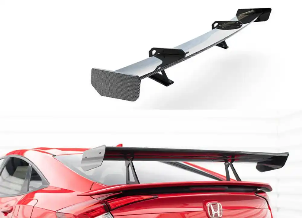 Honda Civic Mk10 SI, karbonové zadní křídlo swan-neck, Maxton Design Carbon Division Kup Teď