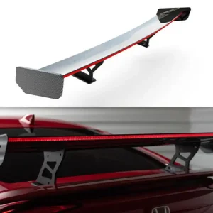 Finální Výprodej Honda Civic Mk10 SI, karbonové zadní křídlo s LED světlem, Maxton Design Carbon Division