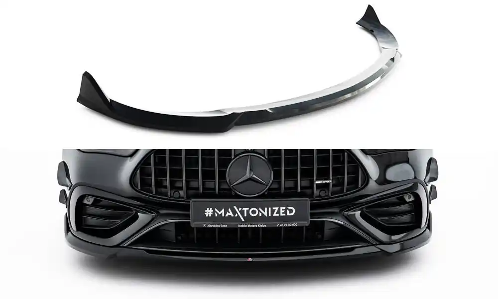 Aktuální Mercedes CLE C236 53 AMG, spoiler pod přední nárazník, Maxton design