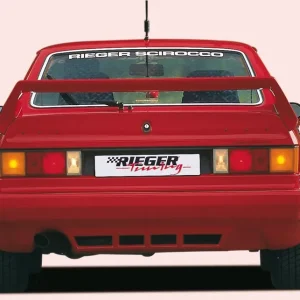 Rieger zadní křídlo pro Volkswagen Scirocco 1 kupé, GFK (laminát), s bočními náběhy Finální Výprodej
