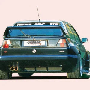 Vrácení Zdarma Rieger zadní křídlo widebody II pro Volkswagen Golf 2, GFK (laminát), bez bočních náběhů