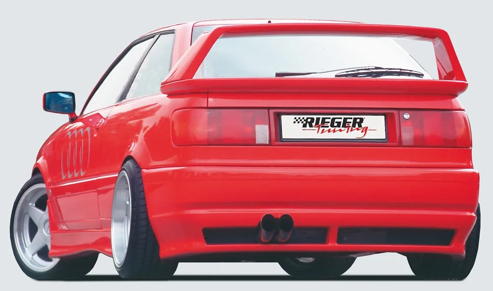 Rieger zadní křídlo RT035 widebody II pro Audi 90 Typ 89, GFK (laminát) Nejlepší Cena
