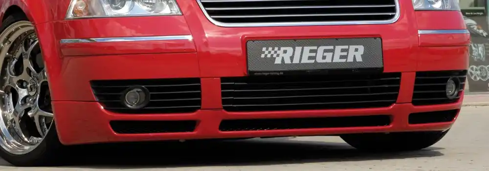Kup Teď Rieger spoiler pod přední nárazník pro Volkswagen Passat 3BG combi, sedan, plast ABS bez povrchové úpravy, mimo Turbo