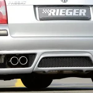 Víkendová Akce Rieger spoiler pod zadní nárazník pro Volkswagen Passat 3BG combi, plast ABS bez povrchové úpravy