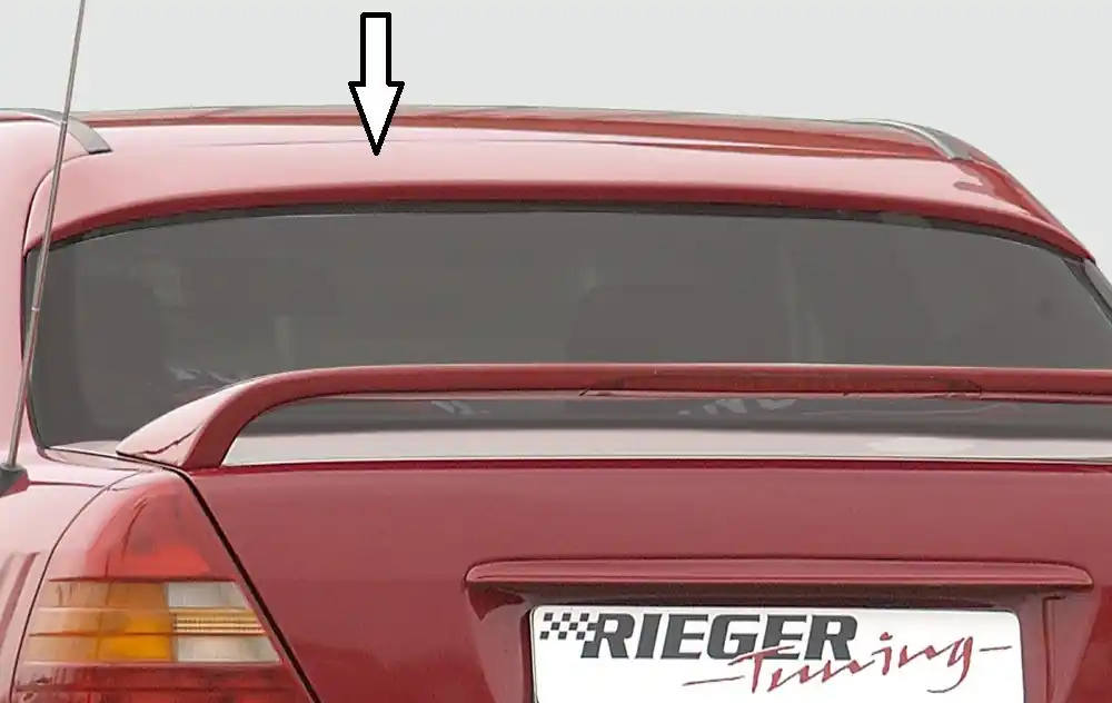 Rieger patka na zadní okno pro Mercedes třída C W202 sedan, plast ABS bez povrchové úpravy Dokud Zásoby Vydrží
