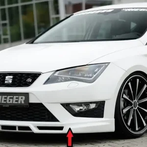 Rieger spoiler pod přední nárazník pro Seat Leon FR 5F 3-dvéř. (sc), 5-dvéř., 5-dvéř. (ST/Combi) před faceliftem, r.v. 01/13-12/16, plast ABS bez povrchové úpravy Ihned K Objednání