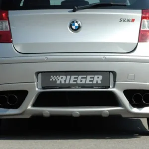 Nízká Cena Rieger spoiler pod zadní nárazník pro BMW řada 1 E87 4-dvéř., sedan před faceliftem r.v. 09/04-03/07, plast ABS bez povrchové úpravy