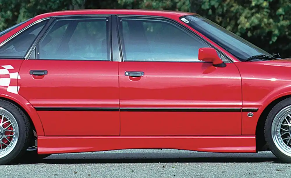 Rieger boční práh mont. strana pravá pro Audi 80 B4 avant, sedan, plast ABS bez povrchové úpravy Dokud Zásoby Vydrží
