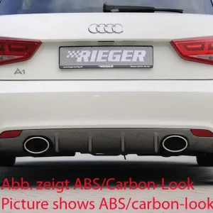 Akční Nabídka Rieger vložka zadního nárazníku pro Audi A1 8X 3-dvéř., 5-dvéř. (sportback) před faceliftem, plast ABS bez povrchové úpravy, mimo S-Line, pro sportovní koncovky na obou stranách 140x90 mm