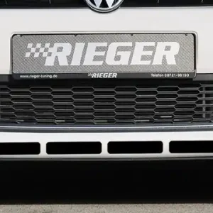 Rieger spoiler pod přední nárazník pro Volkswagen Polo 6 6R 3-dvéř., 5-dvéř. před faceliftem, r.v. 04/09-01/14, plast ABS bez povrchové úpravy, s žebrováním Výhodná Nabídka