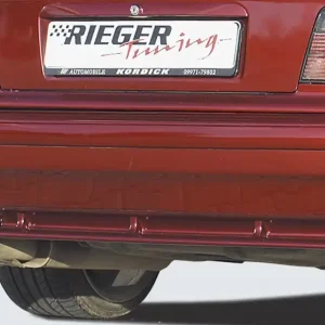 Výhodná Nabídka Rieger vložka zadního nárazníku M3-Look pro BMW řada 3 E36 kabriolet, kupé, sedan, touring, plast ABS bez povrchové úpravy