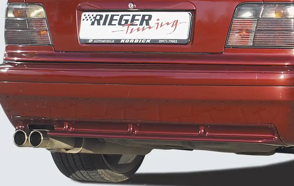 Výhodná Nabídka Rieger vložka zadního nárazníku M3-Look pro BMW řada 3 E36 kabriolet, kupé, sedan, touring, plast ABS bez povrchové úpravy