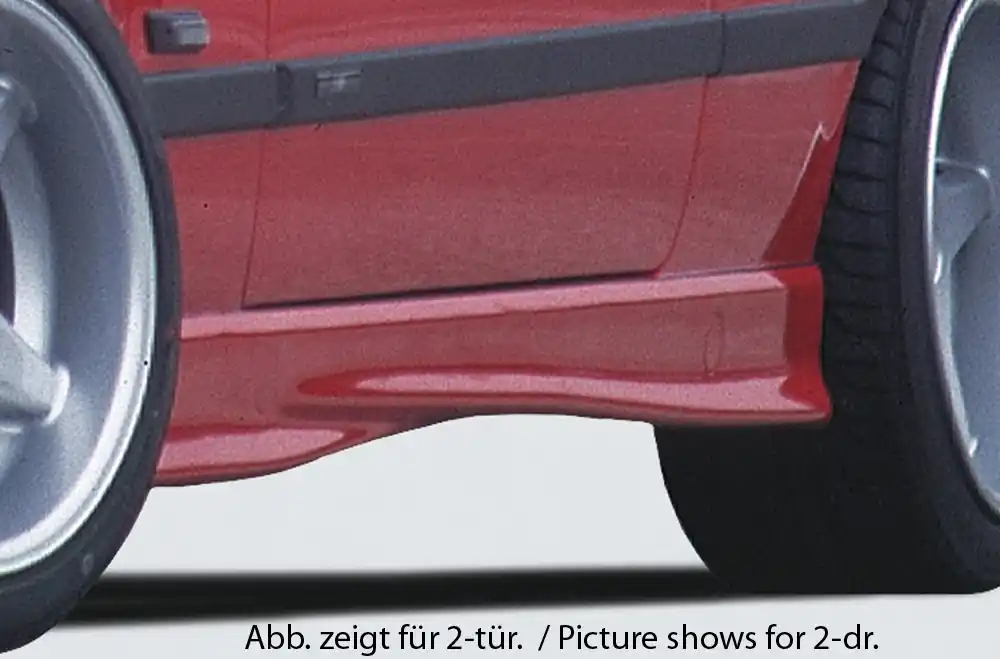 Odeslání Ihned Rieger boční práh mont. strana pravá pro BMW řada 3 E36 sedan, touring, plast ABS bez povrchové úpravy