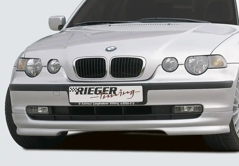 Rieger spoiler pod přední nárazník pro BMW řada 3 E46 compact po faceliftu, r.v. 02/02-, plast ABS bez povrchové úpravy Nakupujte Hned