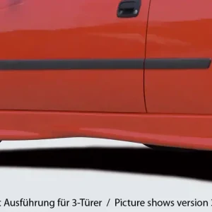Rieger boční práh mont. strana levá pro Opel Astra G 5-dvéř., caravan, notchback, plast ABS bez povrchové úpravy Sleva