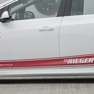 Rieger boční práh mont. strana pravá pro Opel Astra J 5-dvéř., hatchback, sedan/notchback, sports tourer vč. faceliftu, r.v. 10/12-, 11/08-09/12, plast ABS bez povrchové úpravy Přímo Od Výrobce