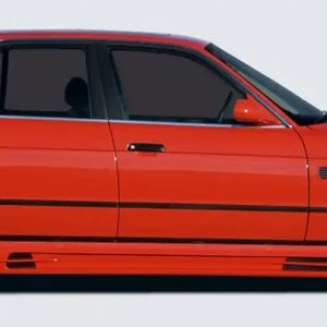 Akce Rieger boční práh mont. strana pravá pro BMW řada 5 E34 sedan, touring, r.v. 00/88-07/96, plast ABS bez povrchové úpravy, s prolisem, s prolisem a dvěma výřezy