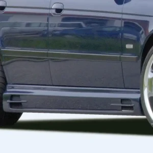 Zlevněný Rieger boční práh mont. strana pravá pro BMW řada 5 E39 sedan, touring, r.v. 12/95-12/02, plast ABS bez povrchové úpravy, s prolisem, s prolisem a dvěma výřezy