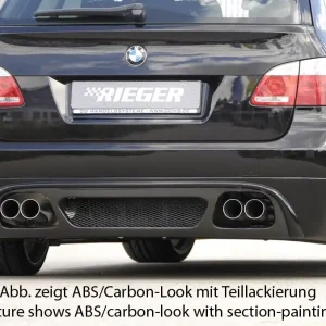 Sezónní Sleva Rieger spoiler pod zadní nárazník pro BMW řada 5 E61 touring vč. faceliftu r.v. -08, 08-, plast ABS bez povrchové úpravy