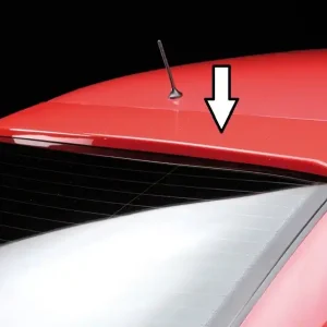 Rieger patka na zadní okno pro Audi A4 B5 sedan, 11/94-98, 99-12/00, plast ABS bez povrchové úpravy Ověřený