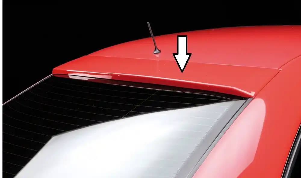 Rieger patka na zadní okno pro Audi A4 B5 sedan, 11/94-98, 99-12/00, plast ABS bez povrchové úpravy Ověřený