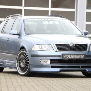 Značkový Rieger spoiler pod přední nárazník pro Škoda Octavia 1Z combi, sedan, r.v. 06/04-, plast ABS bez povrchové úpravy
