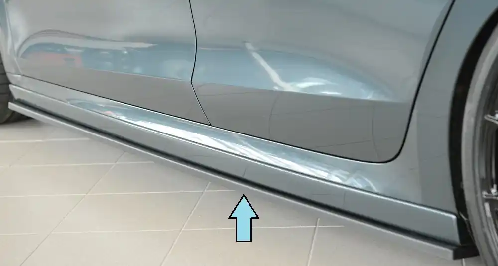 Oblíbený Rieger spoiler pod boční práh mont. strana levá pro Škoda Octavia RS NX combi, r.v. 07/20-, plast ABS bez povrchové úpravy
